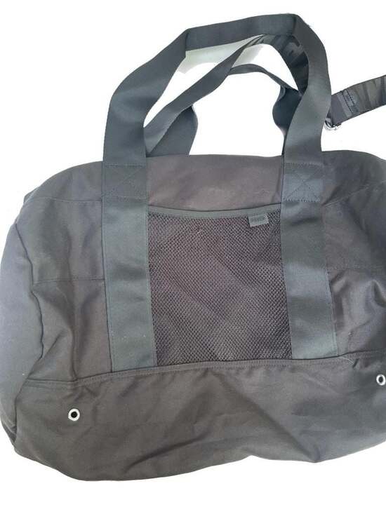 Victoria's Secret PINK Black Duffle Gym Bag with Reflective Stripe - Picture 9 of 11